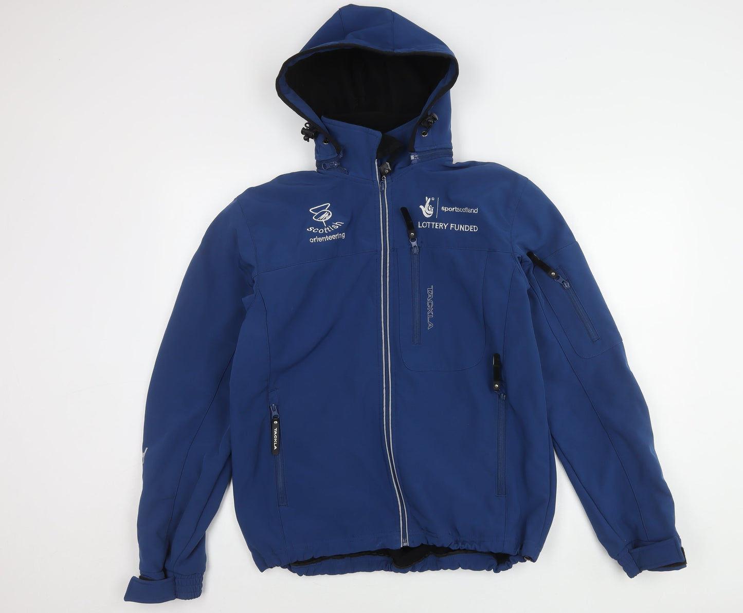 Mens UK Size M Tackla Blue Hooded