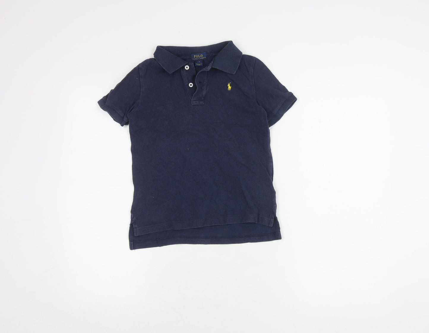 Ralph Lauren Boys Blue Polo Shirt, Size 7 Years