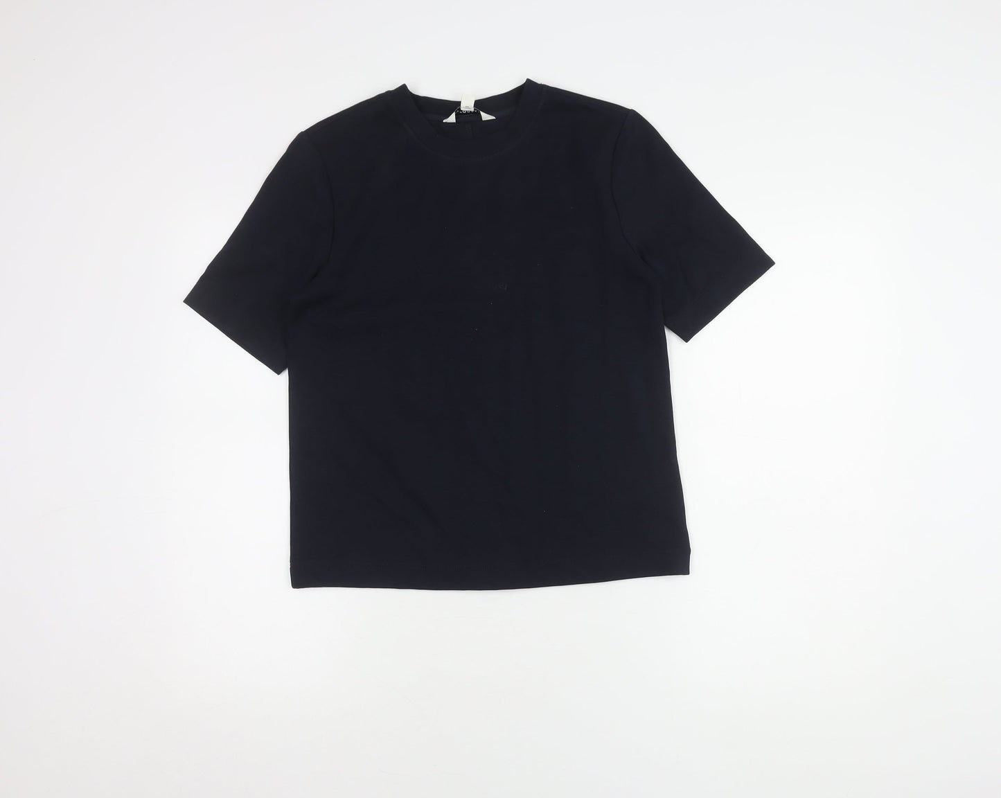 Womens UK Size 6 Marks and Spencer Black Basic T-Shirt