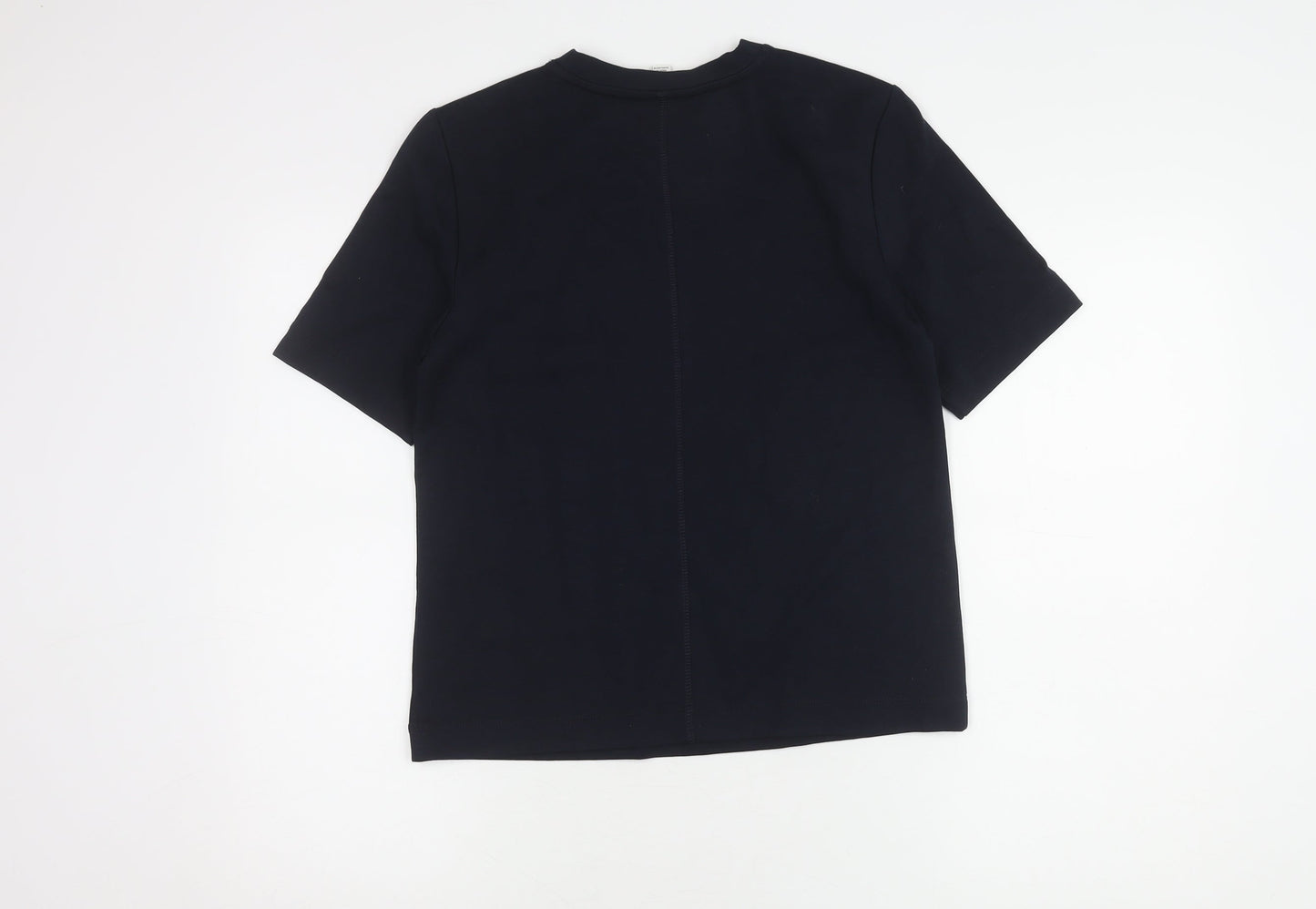 Womens UK Size 6 Marks and Spencer Black Basic T-Shirt