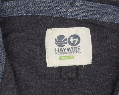 Haywire Boys' Grey Polo Shirt, Medium, Short Sleeve, Casual