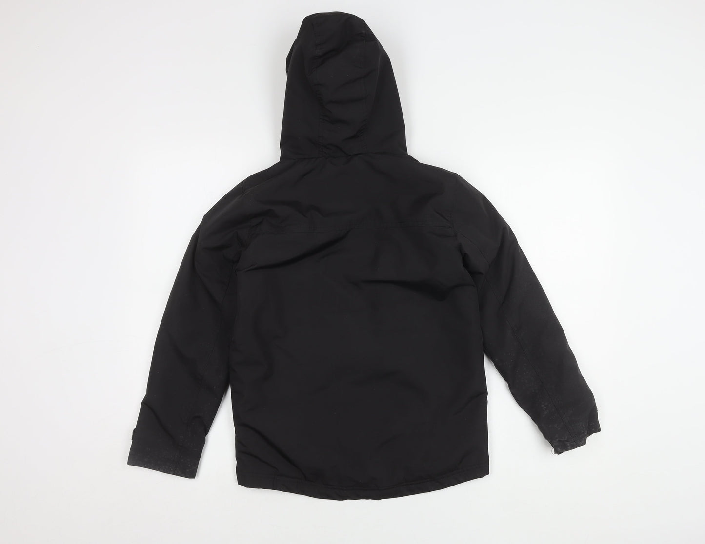 No Fear Boys Black Winter Parka Jacket 7-8 Years