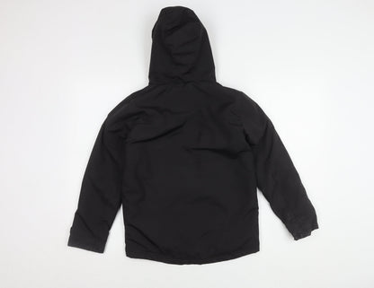 No Fear Boys Black Winter Parka Jacket 7-8 Years