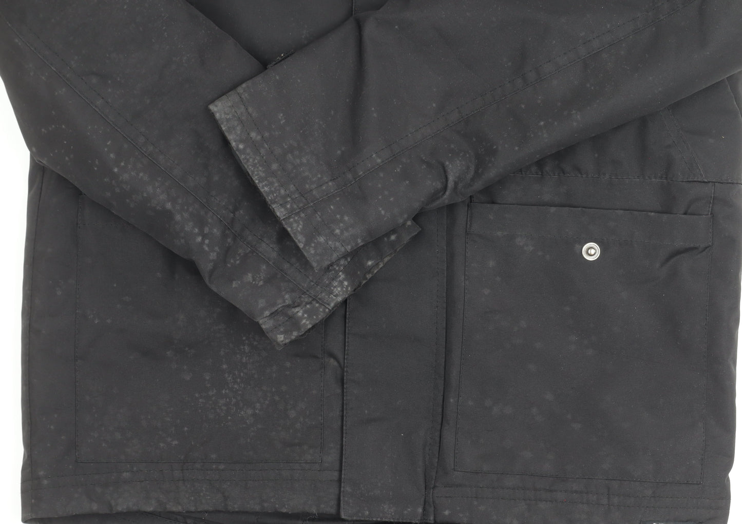 No Fear Boys Black Winter Parka Jacket 7-8 Years