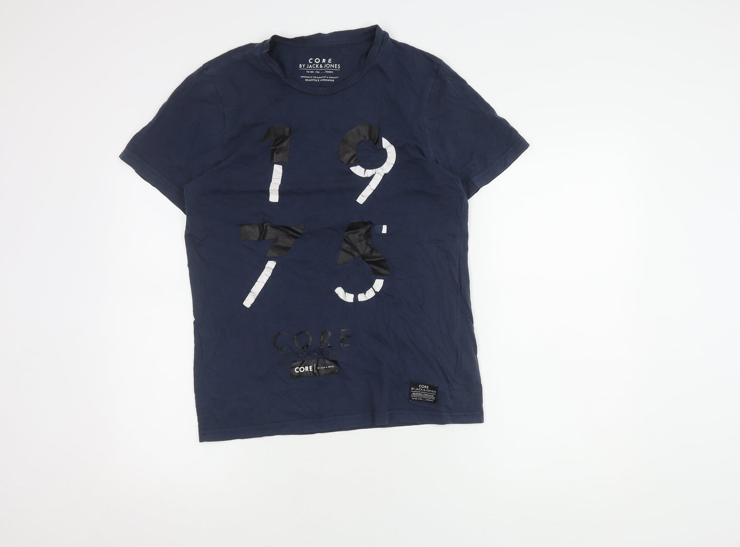 Mens UK Size M JACK & JONES Blue  T-Shirt