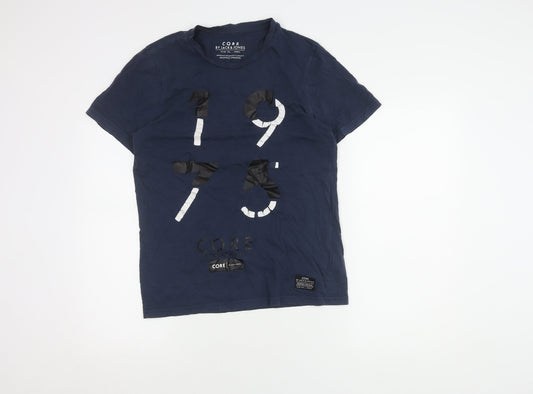 Mens UK Size M JACK & JONES Blue  T-Shirt