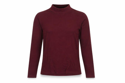 Womens UK Size M Lands' End Red Pullover Jumper