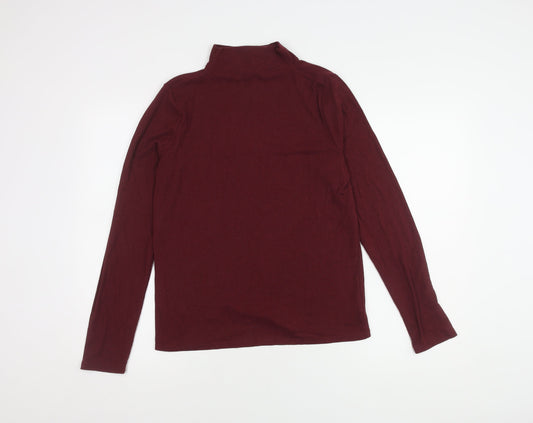 Lands' End Women's Red Pullover Jumper, Size M