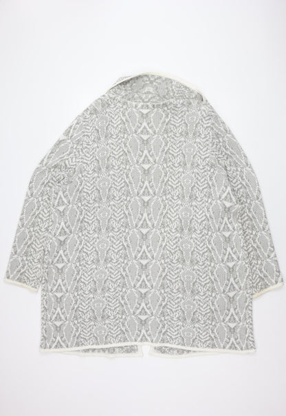 David Emanuel Women's Grey XL Open Front Cardigan Jumper