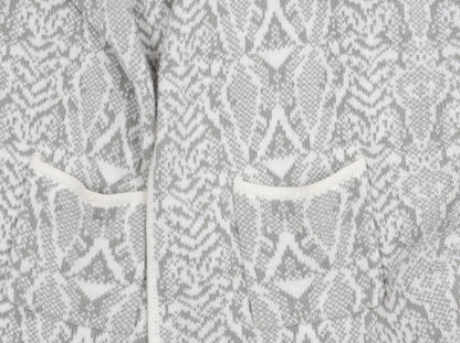 David Emanuel Women's Grey XL Open Front Cardigan Jumper