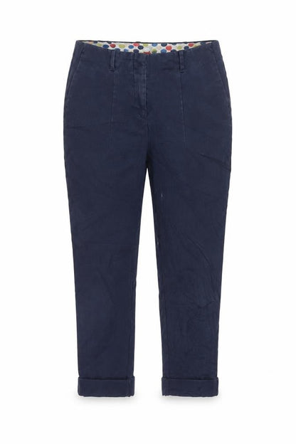 Boden Women's Blue Cotton Trousers Size 8