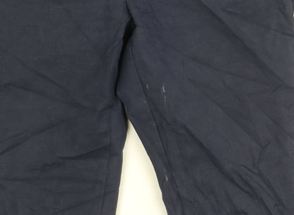 Boden Women's Blue Cotton Trousers Size 8