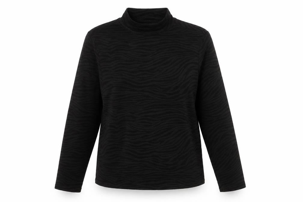 Womens UK Size 14 Sonder Studio Black Basic T-Shirt