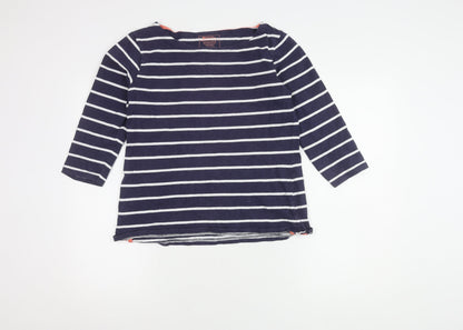 Mountain Warehouse Women's Blue Striped Top, Size 12