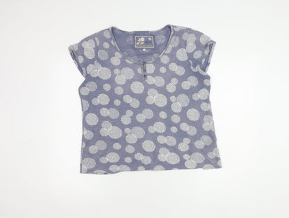 Womens UK Size 16 Rocha John Rocha Blue Basic T-Shirt