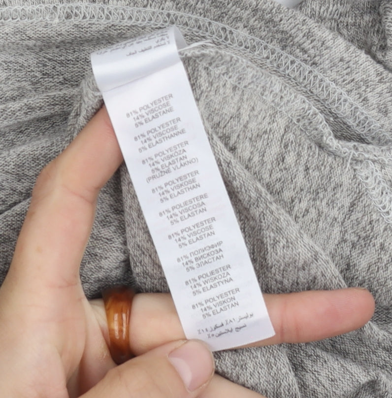 Apricot Women's Grey Pullover Jumper Size 12