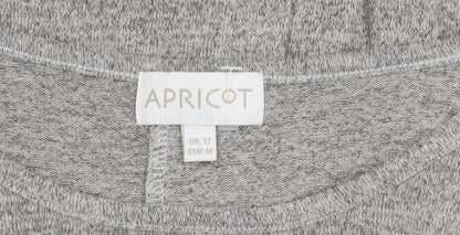 Apricot Women's Grey Pullover Jumper Size 12
