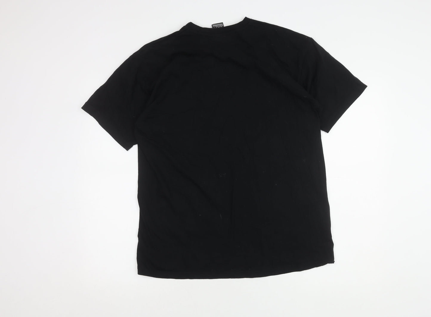 Unisex Adults UK Size L Disney Black Basic T-Shirt