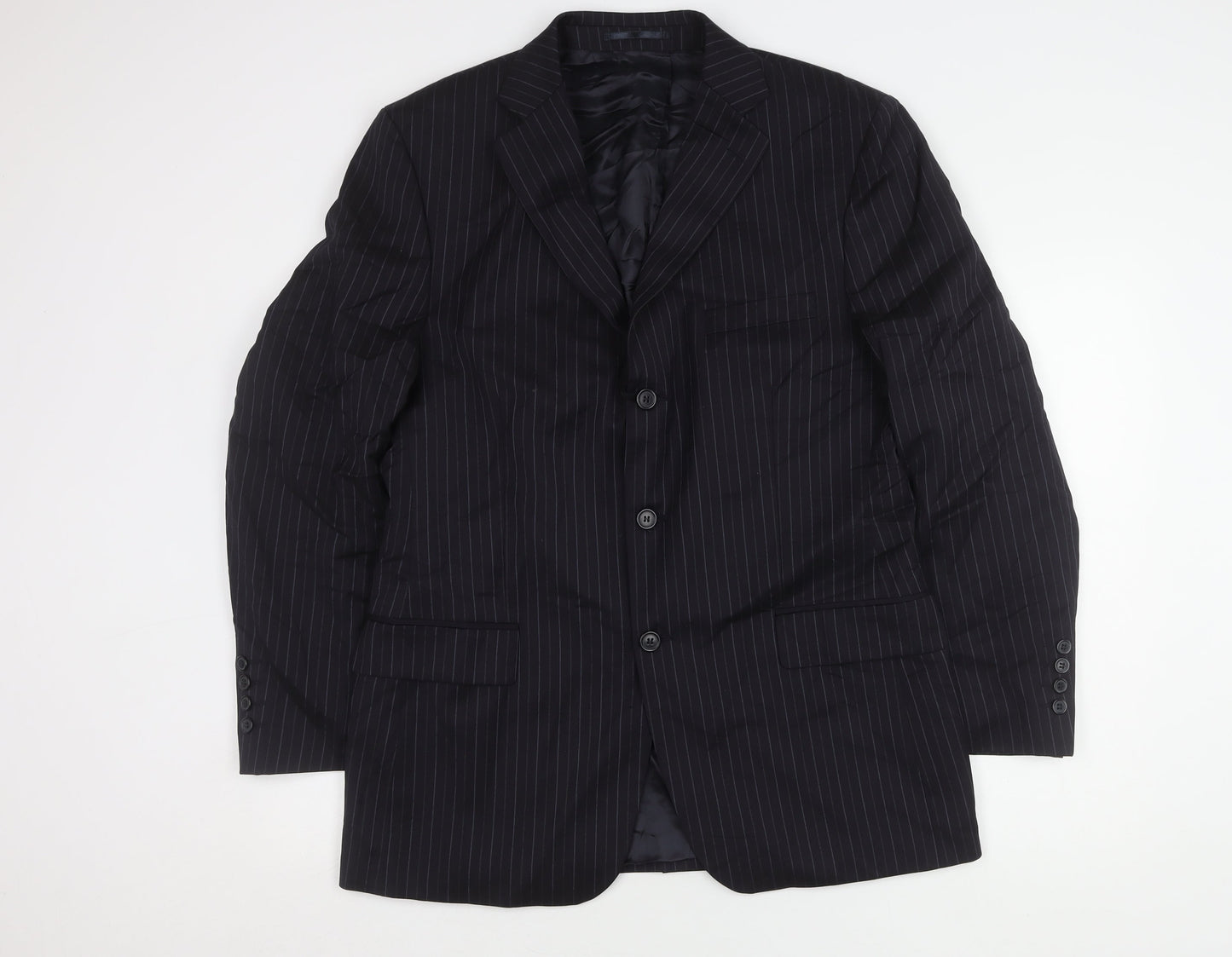 Mens UK Size 42 Jaeger Regular Blue Suit Jacket