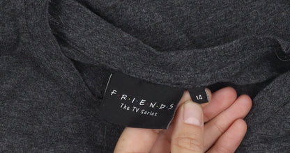 FRIENDS Unisex Grey T-Shirt Size 14 - TV Series Casual