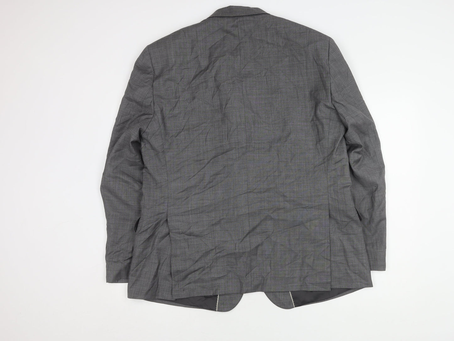 Mens UK Size 46 Paul Costelloe Regular Grey Suit Jacket