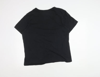 Unisex Adults UK Size XL Nike Black Basic T-Shirt
