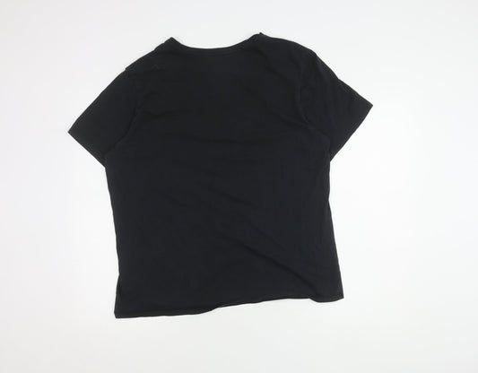 Unisex Adults UK Size XL Nike Black Basic T-Shirt