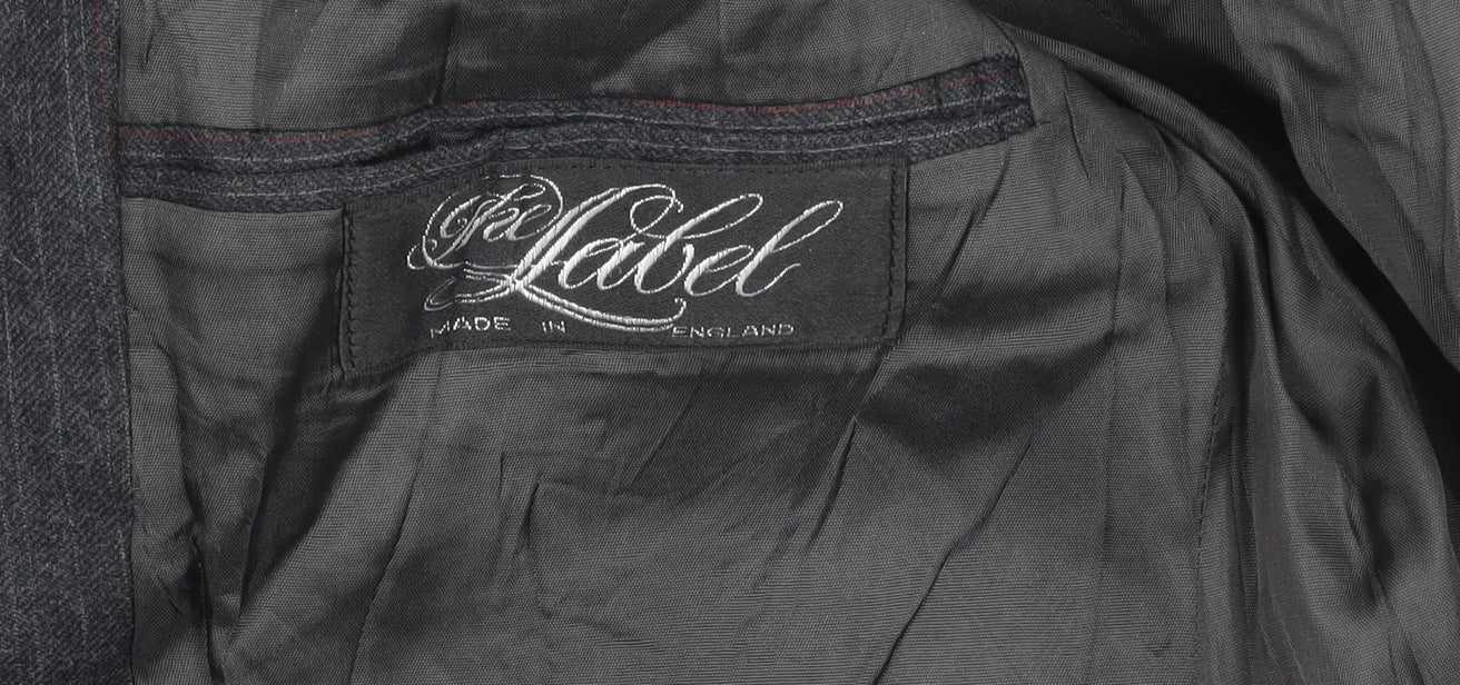 Mens UK Size 38 The Label Regular Grey Suit Jacket
