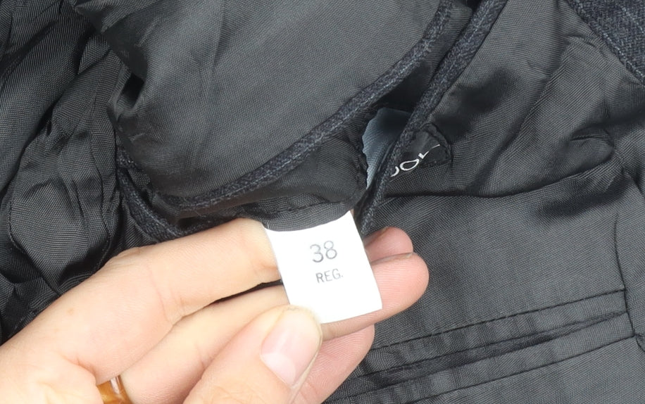 Mens UK Size 38 The Label Regular Grey Suit Jacket