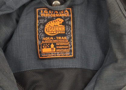 Mens UK Size L Iguana Blue Parka Coat