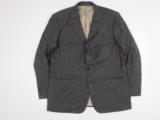 Mens UK Size 48 HUGO BOSS  Grey Suit Jacket
