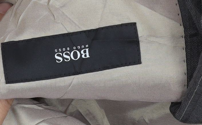 Mens UK Size 48 HUGO BOSS  Grey Suit Jacket