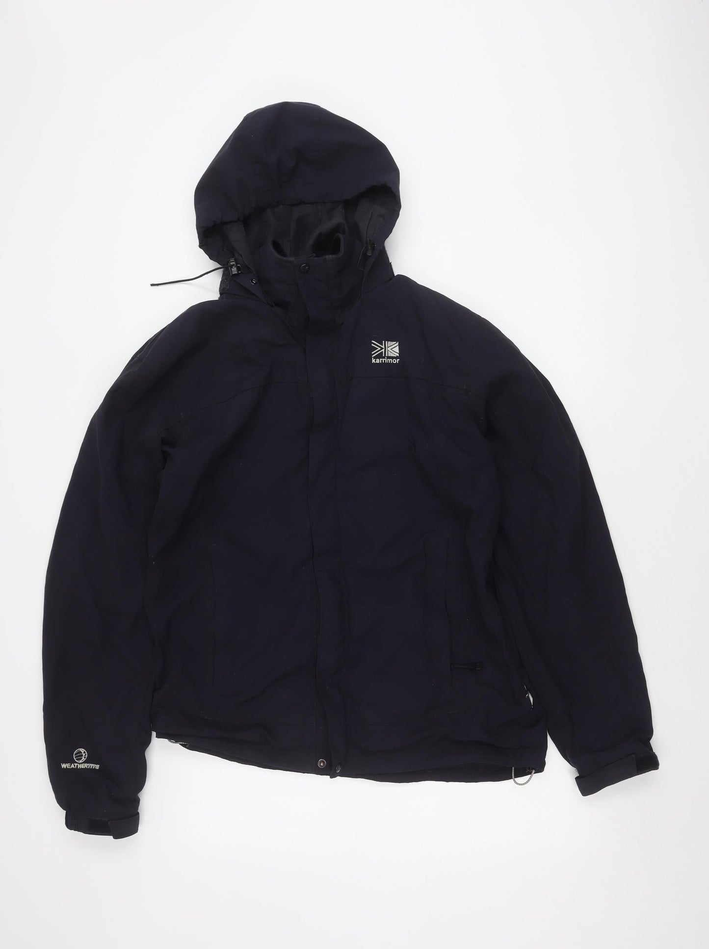 Mens UK Size S Karrimor Black Rain Coat