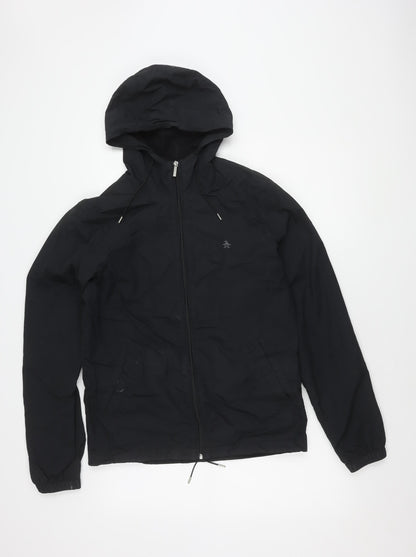 Mens UK Size S Penguin Black Basic Jacket