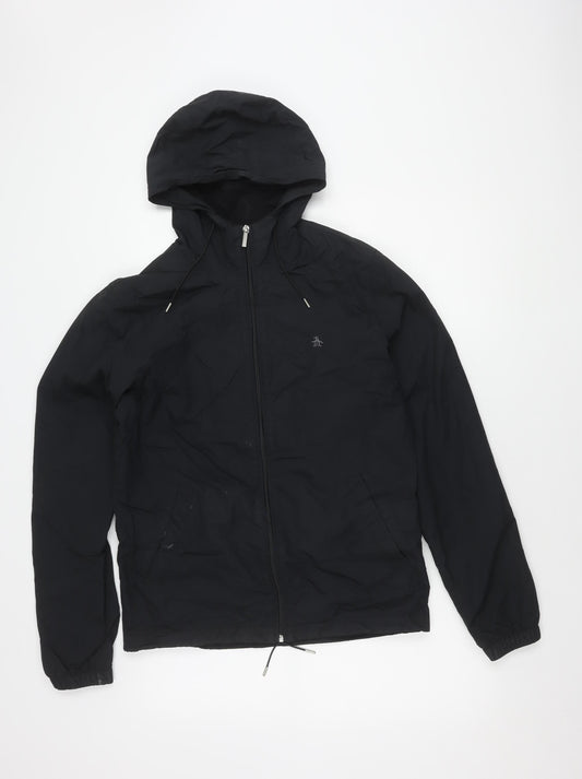 Mens UK Size S Penguin Black Basic Jacket