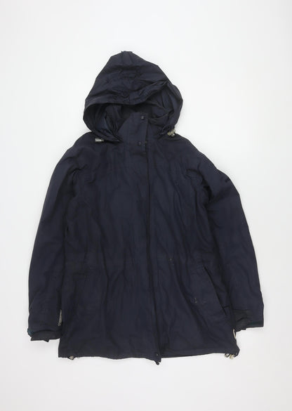 Womens UK Size 12 Regatta Blue Parka Coat