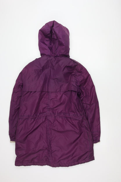 Cotton Traders Women's Purple Parka Size 12 Regular
