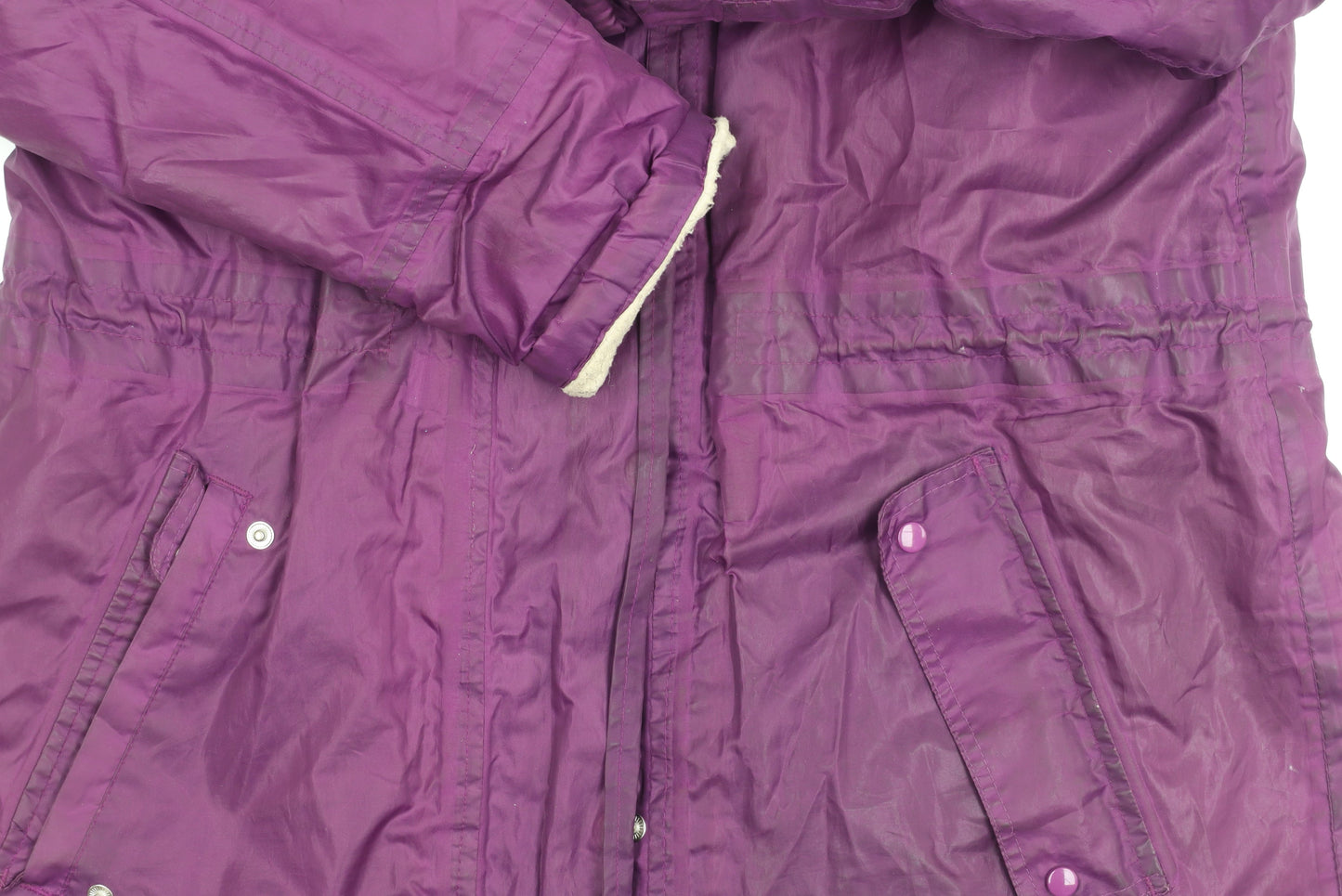 Cotton Traders Women's Purple Parka Size 12 Regular