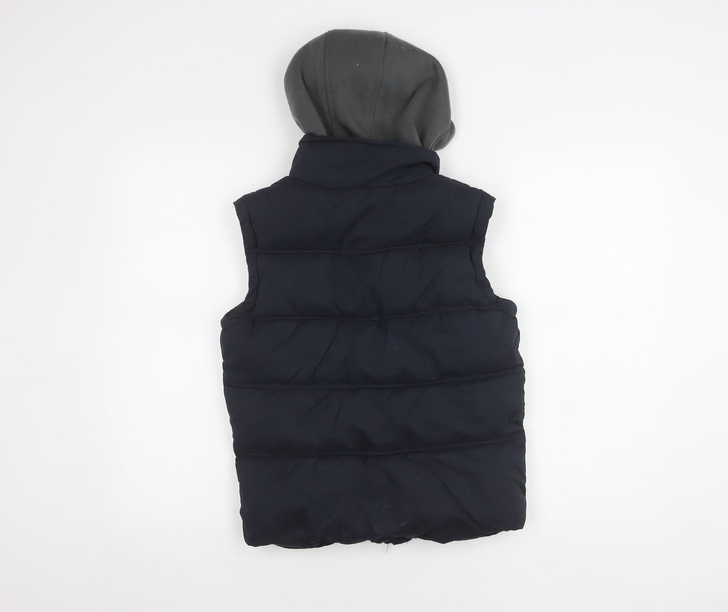 Wembley Boys Black Puffer Jacket 7-8 Years Hooded Winter