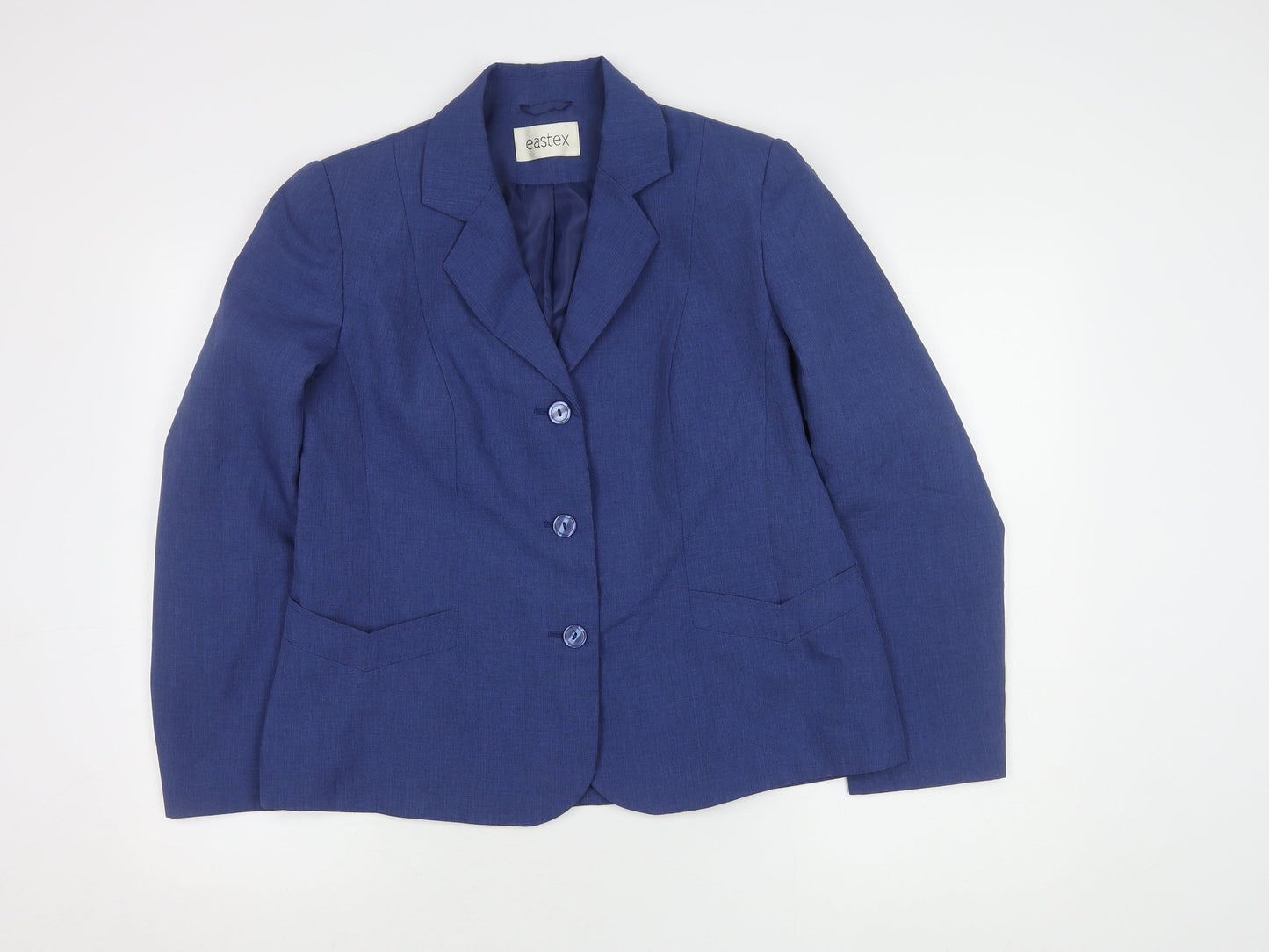 Eastex Women's Blue Blazer, Size 14, Classic Fit
