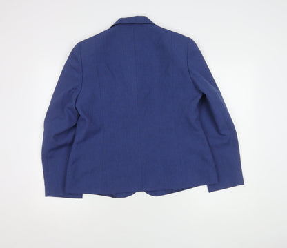 Eastex Women's Blue Blazer, Size 14, Classic Fit