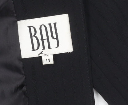 Womens UK Size 14 Bay Regular Black Blazer