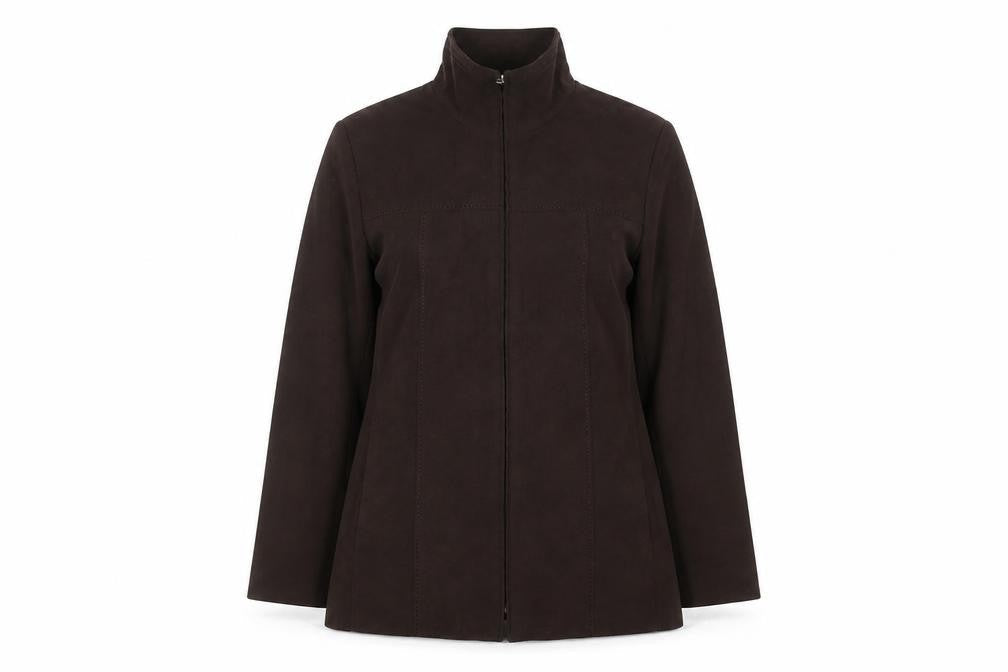 Womens UK Size L Joella Di Marco Brown Basic Jacket
