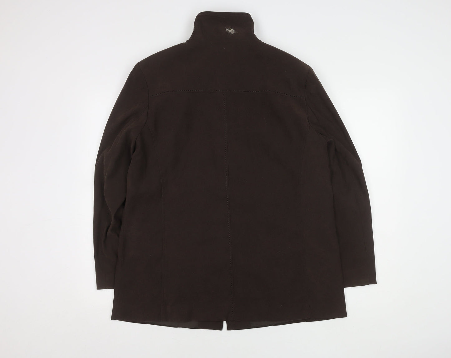 Womens UK Size L Joella Di Marco Brown Basic Jacket