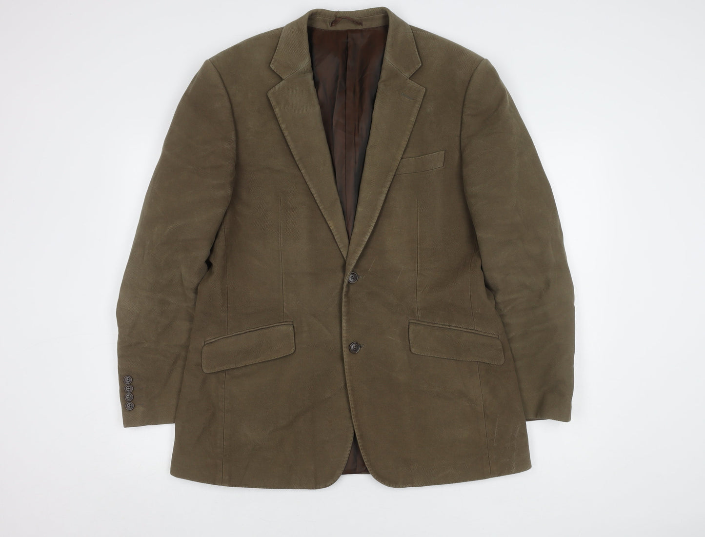 Mens UK Size 40 John Lewis Regular Brown Suit Jacket