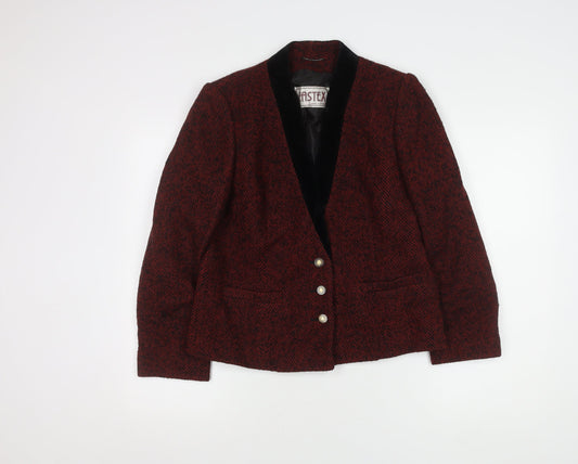Eastex Women's Red Wool Blazer Size 10