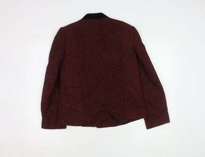 Eastex Women's Red Wool Blazer Size 10