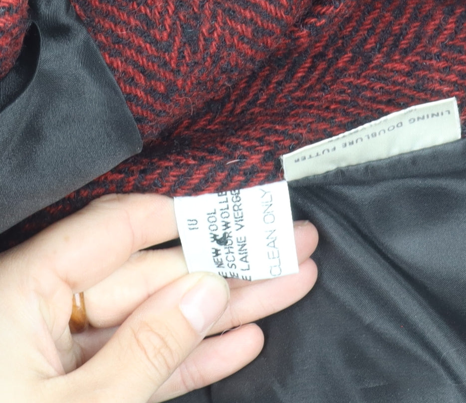 Eastex Women's Red Wool Blazer Size 10