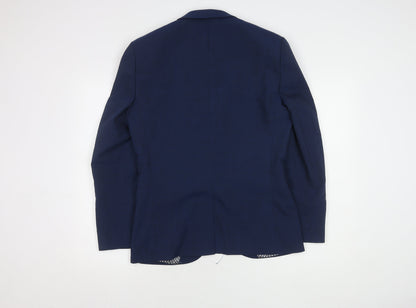 Mens UK Size 38 NEXT Regular Blue Suit Jacket