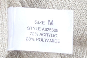 Womens UK Size M Platinum Beige Cardigan Jumper